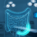 Ilustración del intestino grueso con el recto y el sigmoides resaltados, comparando el alcance de rectosigmoidoscopia y colonoscopía